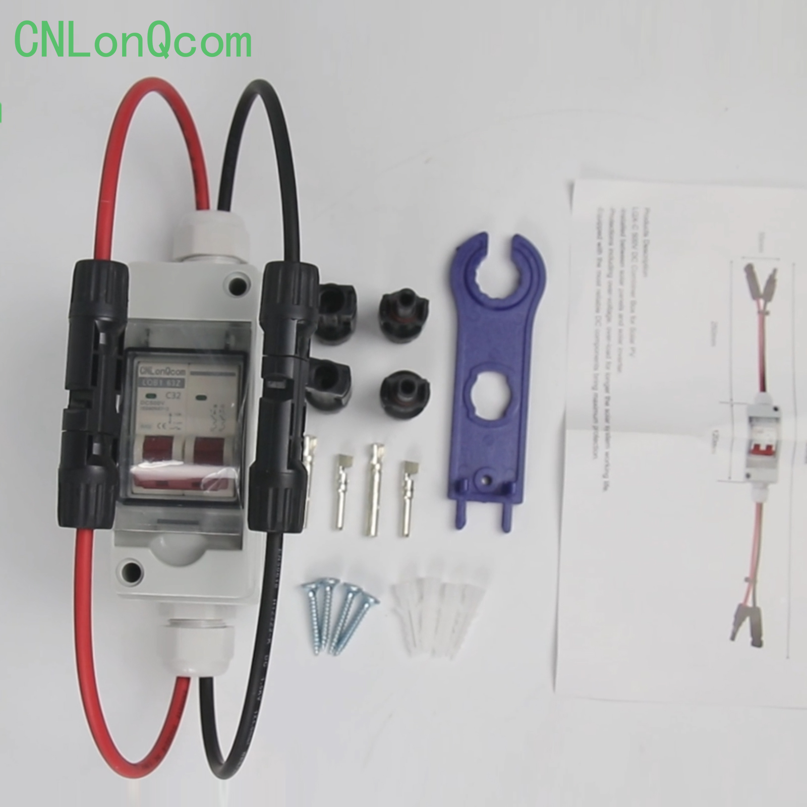 CNLonQcom lanseeraa LQX-C Solar DC Breaker Boxin